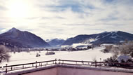 Das verschneite Skigebiet Flachau in Ski amad